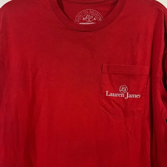 Lauren James Crimson Graphic Long Sleeve Tee - Picture 2 of 3